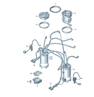 Pour Audi Q7 VW Touareg 3.0T 3.6T 4.2T Ensemble de pompe à carburant moteur de haute qualité neuf 7L8919087C 7L8919087B