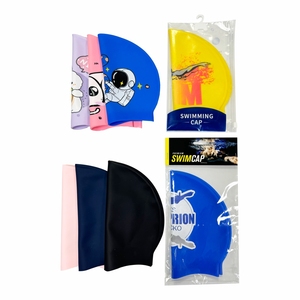 Umweltfreundliche OEM Schwimmer Personalisierte Wasserdichte Unisex Silikon-Badekappe für Erwachsene und Kinder für den Wassersport - Product Image 3