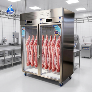 Vetrina Refrigerata Commerciale per Bistecche di Manzo, Frigorifero per Carne Stagionata, in Acciaio Inox, per Macellerie, Grande Capacità - Product Image 1