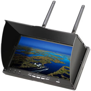 LCD5802D LCD5802S 5.8G 40CH 7 pouces en plastique Raceband FPV Monitor 800x480 Batterie intégrée DVR pour RC Drone Racing - Product Image 4