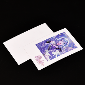 Schede grafiche di alta qualità anime cartone animato Laser <span class=keywords><strong>cartolina</strong></span> da visita personalizzata/biglietto di auguri di ringraziamento/carte regalo - Product Image 3