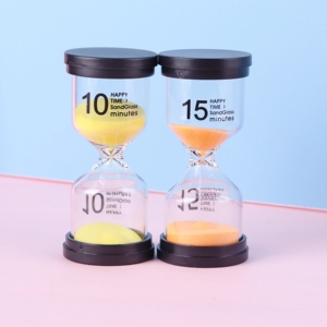 Juego de Temporizadores de Arena de Vidrio Modernos de 5, 15 y 30 Minutos, Diseño Minimalista, Temporizador de Cuenta Regresiva Portátil para Gestión del Tiempo en la Cocina - Product Image 3