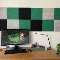 Divers panneaux acoustiques de mur de Soundboard du carré KTV de couleur nouveaux pour l'absorption acoustique diverses couleurs
