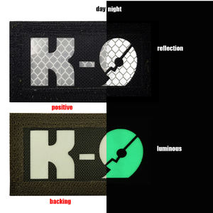 Fábrica Atacado em Estoque K9 PVC Adesivos Armband Infrared Night Vision Reflexivo Bordado Patch - Product Image 4