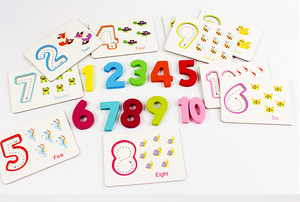 Ensemble de cartes flash personnalisées de haute qualité avec chiffres et alphabets, imprimé en anglais, <span class=keywords><strong>carte</strong></span> éducative pour enfants avec boîte - Product Image 3
