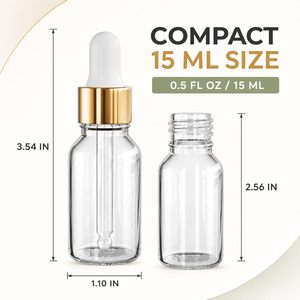 Beauty Fancy Empty Essential <b>Oil</b> <b>Bottle</b> Glass Amber <b>Bottle</b> With Dropper <b>Bottles</b> for Skin Care - Product Image 6
