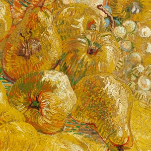 Reproduction de niveau muséale du tableau « Poires et raisins » de Vincent Van Gogh, toile haute résolution, écologique et résistante aux UV - Product Image 4