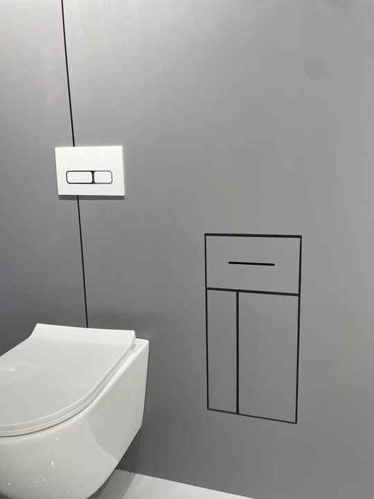 Modern Multi-Functional Stainless Steel Trash Can Hidden Niche Bathroom ...