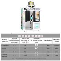 Customize Photo Booth Printer Software Logo Shell Remote PhotoBooth High Technology Supplier Vending Machine