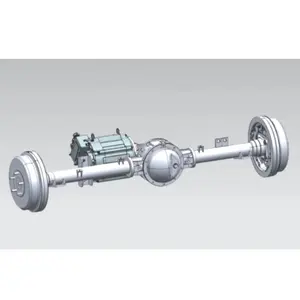 Brogen Customize OEM Quality 60kw Integrated Electric Motor Electric Rear Axle For EV 2.5T Truck Electric Pick-Up Van