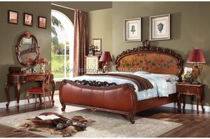 Commode OE-FASHION Armoire à 6 tiroirs <span class=keywords><strong>en</strong></span> <span class=keywords><strong>bois</strong></span> Chambre à coucher Commode <span class=keywords><strong>en</strong></span> <span class=keywords><strong>acajou</strong></span> Meuble de rangement à tiroirs - Product Image 3