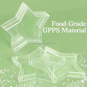 SUNSHING Vente en gros de boîtes cadeaux en forme d'étoile, contenants à chocolat personnalisés, boîtes de rangement en plastique pour bonbons, emballages transparents pour mini-sucreries - Product Image 2