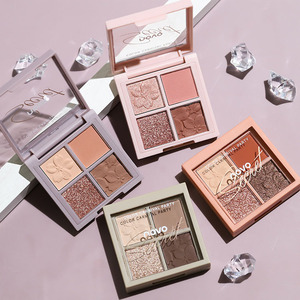 NOVO-palette d'ombres à paupières très pigmentées, de meilleure qualité, nude, mat, maquillage en gros