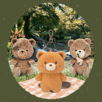 Peluche Rilakkuma Youpule en promotion, cadeau idéal pour couple, avec logo personnalisé, rembourrage en coton PP, petite taille, unisexe, pour tous les âges, parfait pour les fêtes