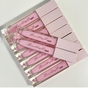 Mềm Màu Hồng Son Bóng Tùy Chỉnh Thương Hiệu Của Bạn Dưỡng Ẩm Nhãn Hiệu Riêng Lip Gloss Nhà Cung Cấp Cao Sắc Tố Lỏng Son Môi Thiết Lập Son Bóng - Product Image 1