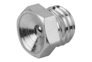 จุกจ่ายจาระบีแบบกรวย K1134 DIN 3405 แบบ A ตรง M6X1 หกเหลี่ยม เหล็กชุบสังกะสี ข้อต่อหล่อลื่นแบบฝัง - Product Image 3
