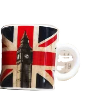 Tazza Personalizzata Unigift London Irish Rugby Club, Grande 115mm, Bianca, Con Nome E Numero A Scelta - 2