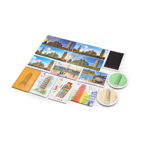 Metallo personalizzato <span class=keywords><strong>foto</strong></span> 3D magnete frigo, su misura banda stagnata magneti da frigorifero, Souvenir turistico Italia Pisa stagno frigo magnete frigo - Product Image 6