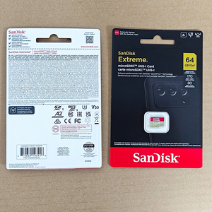 Orignal SanDisk Extreme <strong>microSD</strong> UHS-I Card for 4KVideo on Smartphones Action Cams &amp; Drones 190MB/s Read, 130MB/s Write,Red/Gold - Product Image 2