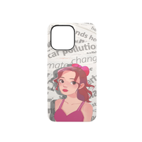 Antichoc 3d robuste double couche 2in1 Sublimation presse à chaud coques de téléphone couverture pour Machine d'impression pour Iphone 14promax Forhuawei
