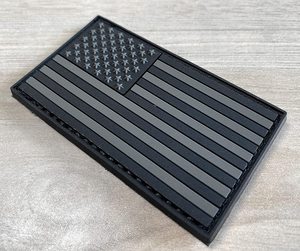 Promotional Wholesale Custom Soft Pvc <strong>Patch</strong> <strong>Thin</strong> <strong>Blue</strong> <strong>Line</strong> Custom 3D Rubber Badge USA American Flag PVC <strong>Patch</strong> With Clothes - Product Image 5