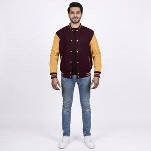 <b>Long</b> Sleeve Baseball Letterman Design New Design Solid Letterman Winter <b>Men</b> <b>Jacket</b> Good Quality Hot Selling <b>Men</b> Varsity <b>Jacket</b> - Product Image 1