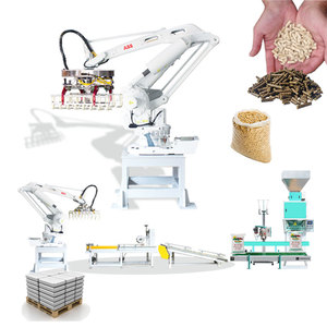 Máquina Paletizadora y Apiladora de Bolsas para Robot ABB, Personalizada para Pellets de Madera, Biomasa y Astillas de Madera, con Línea de Producción de Empaquetado - Product Image 1