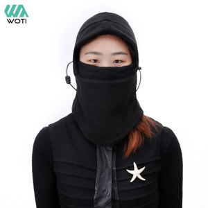 Masque facial de cyclisme en polaire, taille unique, coupe-vent, chaud, pour usage extérieur en hiver - Product Image 3