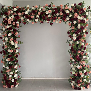Arreglos Florales Artificiales <span class=keywords><strong>de</strong></span> Seda Blanca al por Mayor para Arcos <span class=keywords><strong>de</strong></span> Boda, Graduaciones, Navidad y San Valentín - Product Image 2