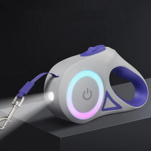 Correa de Perro Retráctil de Lujo ONESTEP con Luz Led para Paseos Nocturnos y Mango Antideslizante - Product Image 1