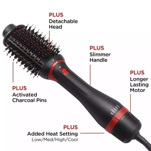 Cepillo de Aire Caliente <span class=keywords><strong>Revlon</strong></span> Intercambiable 2 en 1 para Secar y Dar Volumen al Cabello - Product Image 3