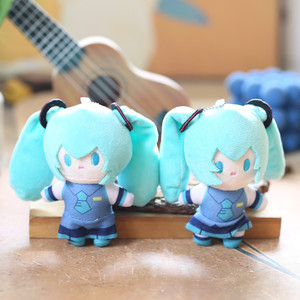 Peluche de <span class=keywords><strong>Hatsune</strong></span> <span class=keywords><strong>Miku</strong></span> de 12 cm, Lindo Juguete de Peluche, Llavero de Dibujos Animados, Colgante para Bolsa, Muñeca de Máquina de Garras - Product Image 1
