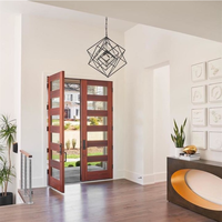 XZ personnalisé cuivre verre salle à manger pendentifs lumière moderne minimaliste Tesseract personnalité Bar lumière hôtel lustre