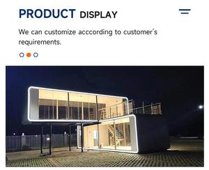 Không gian hộp di động prefab Modular Apple cabin Pod nhà tốt nhất bán văn phòng Trailer nhỏ nhà prefab sống trên bánh xe cabin táo - Product Image 5