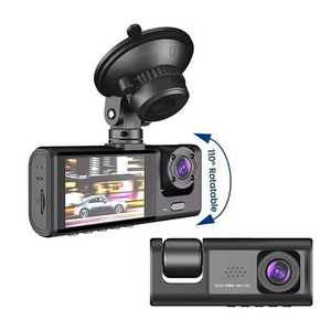 Dash Cam 3 Kênh 1080P HD Phía Trước Phía Sau Và Bên Trong Máy Ảnh Xe Video Recorder DVR Hộp Đen Lái Xe Ghi Âm Cho Xe - Product Image 6
