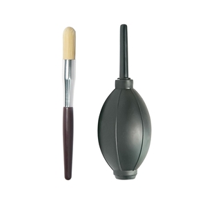 Cepillo para Teclado, Cepillo para Cámara, Cepillo para Limpiar Herramientas de Máquinas, Plumero de Aire, Juego de 2 Accesorios para Cafeterías - Product Image 1