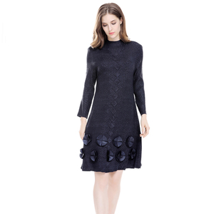 De China, venta al por mayor de manga larga vestido de falda de las mujeres, más tamaño vestidos - Product Image 4