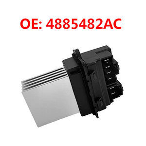 Module de résistance de soufflerie Dodge 04885482AC 04885482AA en aluminium, actionneur électrique 10A, rectangulaire, à montage mural - Product Image 5