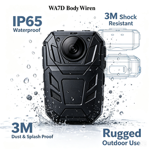 Multi <strong>Installation</strong> WA7D Body Worn <strong>Camera</strong> HD Video Recorder Built in Large Battery for Long Time Recording - Product Image 3