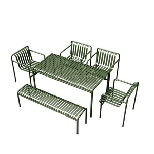 In ferro <span class=keywords><strong>da</strong></span> <span class=keywords><strong>giardino</strong></span> all'aperto <span class=keywords><strong>tavolo</strong></span> <span class=keywords><strong>e</strong></span> sedia Set Patio panche moderno semplice cortile per il tempo libero all'aperto scrivania-sedia <span class=keywords><strong>da</strong></span> tè caffetteria - Product Image 6