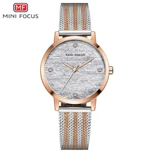 ساعة يد عصرية من MINI FOCUS 0329L Relojes Mujeres كاجوال ومضادة للماء للنساء ساعات يد كوارتز بسيطة للرجال والنساء