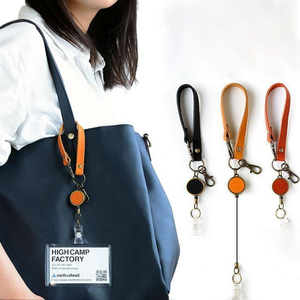 Индивидуальная катушка с бейджем из искусственной кожи - Product Image 1
