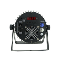 18x12W LED Par Stage Flat Light RGBW 4 en 1 DJ Wash Boda Iglesia Banquete Salón Bar Disco Material de aluminio
