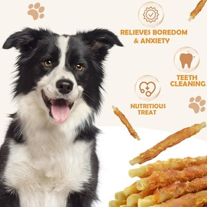 Friandises pour chiens fiables, biologiques, riches en protéines, à base de viande pure, sans colorants ni arômes artificiels, pour la santé dentaire, adaptées aux animaux de compagnie, hôtels, cliniques - Product Image 4
