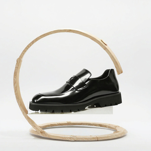 Chaussures Derby Formelles Décontractées pour Hommes en Cuir Véritable avec Semelle Intérieure Respirante et Bout Carré à Lacets – Idéales pour le Bureau – Collection Automne - Product Image 3