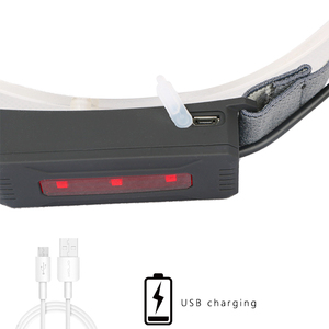 Nouveau Rechargeable COB <span class=keywords><strong>LED</strong></span> <span class=keywords><strong>lampe</strong></span> <span class=keywords><strong>frontale</strong></span> <span class=keywords><strong>lampe</strong></span> de poche puissant phare étanche pour la course à pied pêche escalade élastique avec <span class=keywords><strong>bandeau</strong></span> - Product Image 4