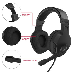 NUBWO U3 Wired Gaming Headset with Mic – Over-Ear Stereo Headphones for PC, Laptop, Console (3.5mm + USB Audio Controller) - Product Image 2