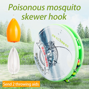 WEIHE Flotador de agua dulce o hundimiento Gancho de cuerda de pesca Juego de mosca simulada Woolly Bugger Rig - Product Image 2