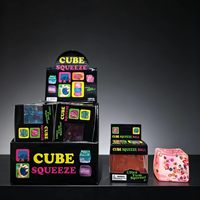 Maltose Fruit Cube Squishy Toy Rubber Slow Rising Squeeze Stress Relief voor Volwassenen Zhejiang Unisex Groothandel