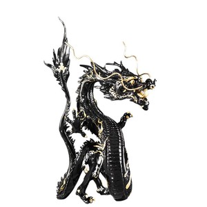 Copper Art Workshop Dragon Ornament Brass Feng Shui <b>Desk</b> Decor Chinese New Year Gift Single Piece - Product Image 1